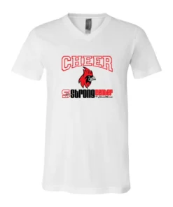 Cheer White Out Premium Soft V-Neck